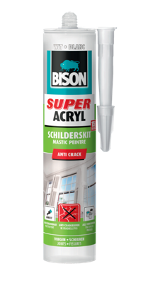 Super Acrylaat Schilderskit Wit Koker 300 ml - Bison