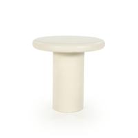 Eleonora Ronde Bijzettafel 'Jade' Magnesium oxide, 45cm