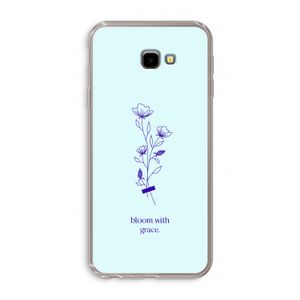 Bloom with grace: Samsung Galaxy J4 Plus Transparant Hoesje