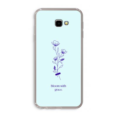 Bloom with grace: Samsung Galaxy J4 Plus Transparant Hoesje