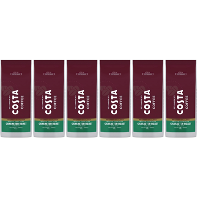 Costa Coffee Brazilian Single Origin Character Dark Roast - koffiebonen - 6 x 1 kilo