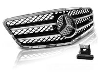 Tuning-Tec Grill MERCEDES W212 09-13 AMG STIJL ZWART CHROOM - thumbnail