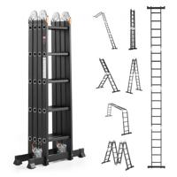 VEVOR multifunctionele ladder multifunctionele ladder ladderframe 7-in-1 5 treden 5800mm