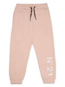 Nº21 Kids pantalon de jogging à logo imprimé - Rose