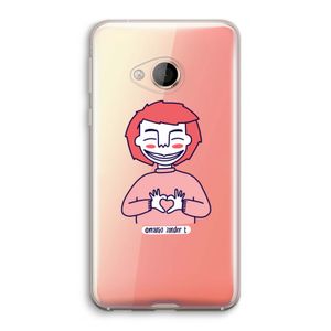 Hartje: HTC U Play Transparant Hoesje