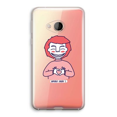 Hartje: HTC U Play Transparant Hoesje