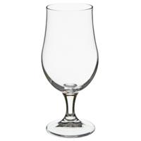 Secret de Gourmet Bierglazen - 4x stuks - transparant - voetglazen - 370 ml - 18 cm - thumbnail