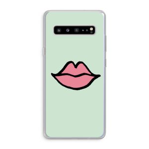 Kusje: Samsung Galaxy S10 5G Transparant Hoesje