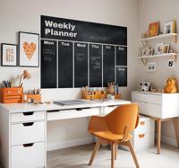 Weekplanner krijtbord sticker - thumbnail