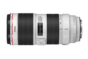 Canon EF 70-200 mm F 2.8 L IS III USM MILC/SLR Telelens Zwart, Wit