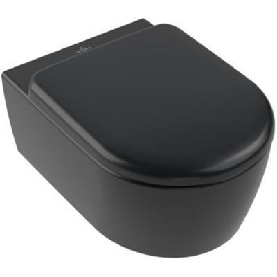 Villeroy & Boch Skyla pack wandcloset - twistflush e3 o pure black C+ 5656clr7