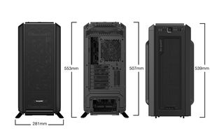 be quiet! SILENT BASE 802 Window tower behuizing 2x USB-A 3.2 (5 Gbit/s), USB-C 3.2 (10 Gbit/s), 2x Audio, Window-kit