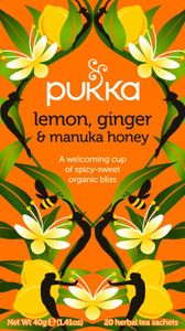 Lemon ginger manuka honey