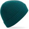 Beechfield CB380 Engineered Knit Ribbed Beanie - Ocean Green - One Size