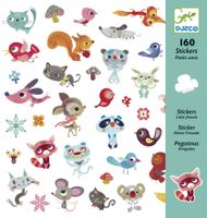 160 Kleine Vrienden-stickers DJECO blauw - thumbnail