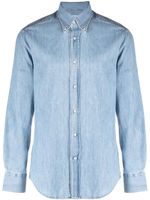 Brunello Cucinelli chemise en jean à manches longues - Bleu Brunello Cucinelli chemise en jean à manches longues - Bleu