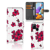 Samsung Galaxy A21s Hoesje Blossom Red - thumbnail