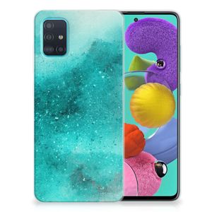 Hoesje maken Samsung Galaxy A51 Painting Blue