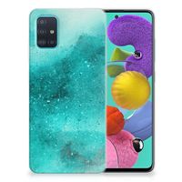 Hoesje maken Samsung Galaxy A51 Painting Blue