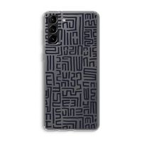 Moroccan Print: Samsung Galaxy S21 Plus Transparant Hoesje