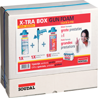 Soudal combibox soudafoam x-tra click & fix - 115000