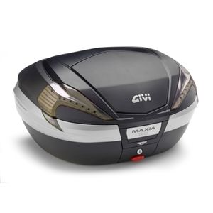 GIVI V56 Maxia 4 Monokey topkoffer, Topkoffers en zijkoffers voor de moto, fumé reflectoren, carbon afwerking