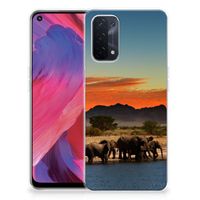 OPPO A93 5G TPU Hoesje Olifanten - thumbnail