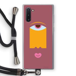 Mono V: Samsung Galaxy Note 10 Transparant Hoesje met koord