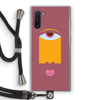 Mono V: Samsung Galaxy Note 10 Transparant Hoesje met koord