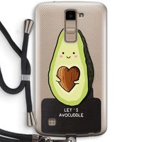 Avocuddle: LG K10 (2016) Transparant Hoesje met koord