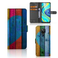 Xiaomi Redmi Note 9 Pro | Note 9S | Book Style Case | Wood Heart - Cadeau voor je Vriend