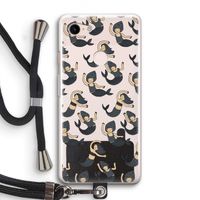 Zeemeermin: Pixel 3 Transparant Hoesje met koord