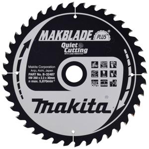 Makita MAKBLADE B-32487 Hardmetaal-cirkelzaagblad 260 x 30 x 1.8 mm Aantal tanden: 40 1 stuk(s)