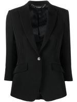 Philipp Plein blazer Cady à simple boutonnage - Noir