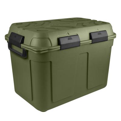 Sunware outdoor/tuin opberg box - waterdicht - groen - 160 liter - 55 x 79 x 55 cm - kunststof