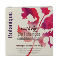 Botanique 2-in-1 Shampoo conditioner bar roos & vijg 100 Gram