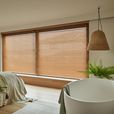 Houten jaloezieën 50mm (Lindehout)