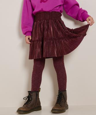 plisse rok met glans plisse rok met glans