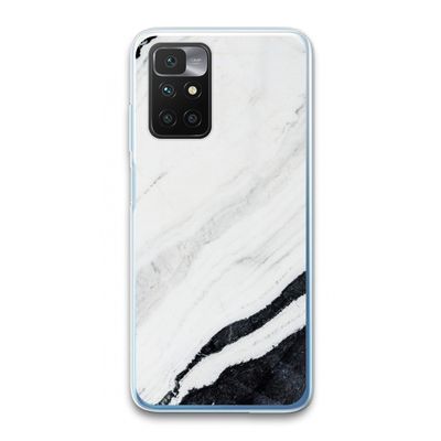 Elegante marmer: Xiaomi Redmi 10 Transparant Hoesje