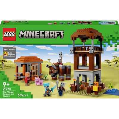 LEGO® MINECRAFT 21278 Een verwennster op de buitenpost van de pluchter