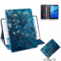 Abrikoos bloesem patroon horizontale Flip lederen case voor Huawei MediaPad M5 Lite 8/Honor tab 5 met houder & Card slot & portemonnee