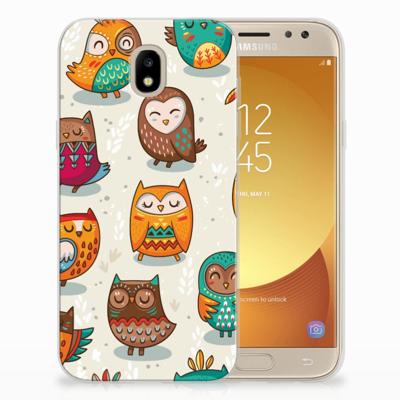 Samsung Galaxy J5 2017 | TPU Hoesje | Vrolijke Uilen