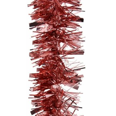 Gerimport Kerstslinger -?rose goud - folie lametta - 180 x 7 cm - kerstboomversiering