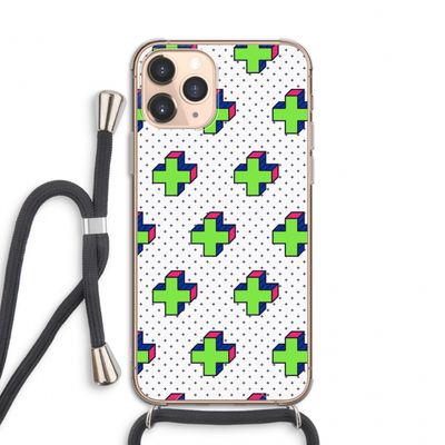 8-bit N°10: iPhone 11 Pro Transparant Hoesje met koord
