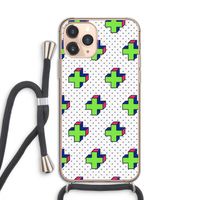 8-bit N°10: iPhone 11 Pro Transparant Hoesje met koord