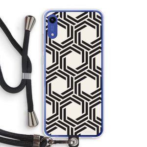 Geometrisch patroon: Honor Play 8A Transparant Hoesje met koord