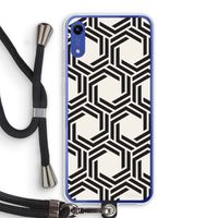 Geometrisch patroon: Honor Play 8A Transparant Hoesje met koord