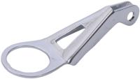 Edge snephaak chroom 1 inch