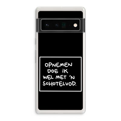 Schotelvod: Google Pixel 6 Pro Transparant Hoesje