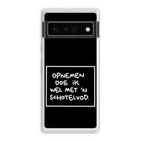 Schotelvod: Google Pixel 6 Pro Transparant Hoesje
